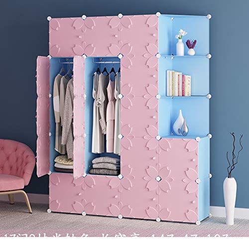 JYXJJKK Armadio Assemblato,Camera da Letto Combinazione di Abbigliamento Magazzino-k