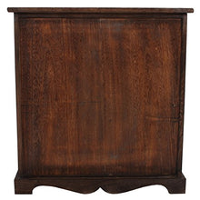 Mendler Serie vintage comodino cassettiera legno paulonia 3 ceste 30x60x63cm marrone