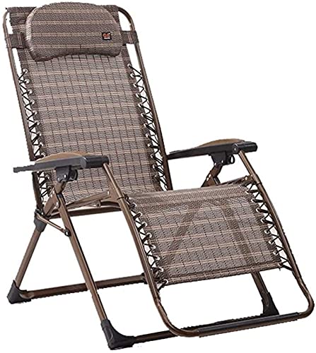Lettino prendisole a gravità zero, lettini da giardino reclinabili e sdraio Lettino prendisole Sedia regolabile Mobili da esterno Letto pieghevole per la spiaggia Piscina Patio esterno Giardino Piedin