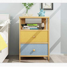 YGB Comodino Comodino Moderno con mensola portaoggetti Comodino con cassetto Organizzatore Armadio portaoggetti Scrivania Comodini Camera da Letto Comodino Comodino
