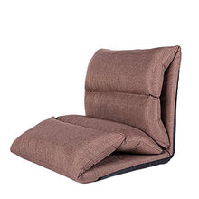 MYS-Sofas C-K-P Singola Persona può Essere Piegato Lazy Divano Letto Pulizia Rimovibile Piccola Poltrona Sofa (Colore : Brown)