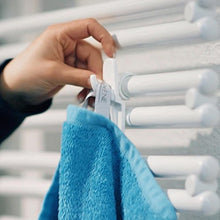 Set 5 pezzi Scaldasciugamani - Gancio Scaldasalviette Universale Portasciugamani per Asciugamani da bagno - colore bianco