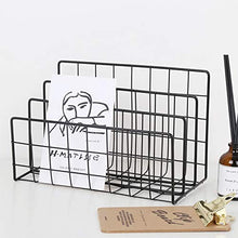 Organizzatore da scrivania, ferro da stiro, scrivania per riviste, organizer in metallo, porta giornali, organizer per trucchi, accessori da scrivania per ufficio, casa, scuola