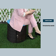 Scatola Di Immagazzinaggio Da Giardino Starplast Per Biciclette Panca Da Esterno Impermeabile In Plastica Deposito Grande Impennata Capannone Da Giardino Rattan Scatola Da Esterno Ideale,RoundStool