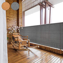 Paravento da giardino per balcone, 5 m x 90 cm, robusta plastica HDPE per piscina e giardino