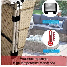 Ohomr Clip Couch Sofa Connect Clamps 4,25 Centimetri Mobili di plastica Clip per Giardino Patio Mobilio Decorazione Domestica 10PCS