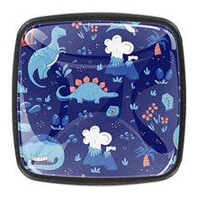 Dinosauro vulcano blu 4 PCS Pomelli per Porta, Pomolo per Mobile, Pomelli per Mobili con Viti, Maniglia per Armadietto, Pomelli per Porta, Pomelli per Cassetti per Porta, Armadio, Cassetto e Credenza