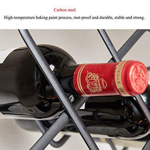 5 Scanalature Del Supporto Conservazione Del Vino, Supporto In Acciaio Al Carbonio Vino, 5 Portabottiglie Impilabile Vino, Cremagliera Del Vino A Casa, Non Necessario, Robusto E Di Lunga Durata - 28 ×