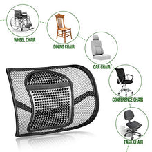 RenFox Supporto Lombare, Cuscino Lombare Supporto Schienale Ergonomico Cuscino per Sedia Ufficio Auto Divano Sedie, Riduce Il Dolore alla Schiena e del Coccige, Regolabili