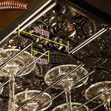 VSander Cremagliere Del Vino Cremagliera Del Vino, Ripiano In Vetro Supporto Del Bicchiere Di Vino Arte Del Ferro Cremagliera Del Vino Di Vetro Sospensione Cremagliera Del Vino Vetro Champagne Cremagl