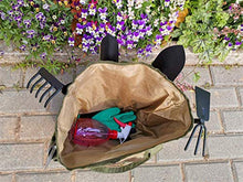 Namvo Garden Tool Kit, Grande Borsa da Giardino con Tasche Multiple per Kit di Attrezzi da Giardinaggio, Borsa per Attrezzi da Giardino (Verde + Kaki)