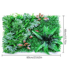 Siepe artificiale da appendere, 40 x 60 cm, con edera verde, protezione dai raggi UV, protezione dal vento, per casa, camera da letto, giardino, matrimonio, ghirlanda per esterni