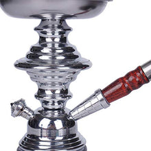 XJJY Shisha NACKAH Genuine EGYPTINE SHESHA SHESHA Stile di Cafe con Tubo Flessibile da 100 cm Lavabile (Nero)