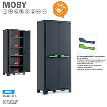Keter Moby Alto Xl - Armadio Impermeabile Cert. Ipx3 - 80X44X182H Antracite
