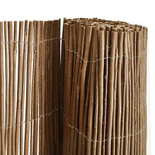 Recinzione recinto da giardino in salice naturale 500 x 150 cm