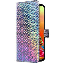 Robinsoni Custodia Compatibile con Nokia X7 Cover Libretto Magnetica Cover Portafoglio Pelle PU Antiurto Cover Silicone Custodia Taccuino Cover 360 Gradi Telefono Custodia Signorile Argento