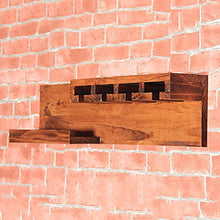 Cantinetta per Vini Minimalista nordica cantinetta per Vini in Legno Massiccio Multiuso Scaffali per Magazzino Domestici Diametro 70 cm Altezza 18 cm Giallo
