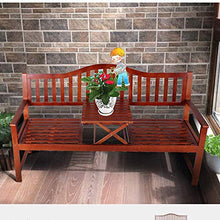 UWY Panchina da Giardino in Legno a 3 posti Panchina da Giardino Panchina da Esterno, Tavolo da Balcone sollevabile e Sedia Panca da terrazza, Panca da Salotto per Interni con Schienale e Bracci