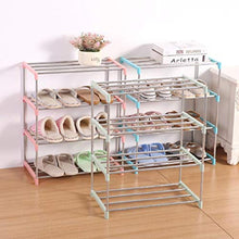 XWZH Cabinet Scarpe da Polvere Scaffali di stoccaggio di Scarpe da Scarpe da 4 Livelli Tenere Fino a 10 Paia di Scarpe 45,5 x 26 x 55 cm (w x d x h) (Color : Blue)