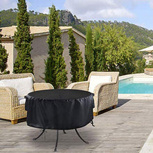 YULIAN Mobili da Giardino Intorno a 250x110 cm Acqua Impermeabile, Divano Sedia da tavola, Copertura per mobili da Giardino Non Scortese Anti-Polvere UV Giacca Antivento per mobili da Giardino