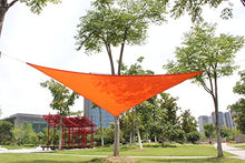 Laxllent Vela Ombreggiante, Triangolo Tendalino Parasole in Poliestere con Protezione Contro Il Sole 96.5% UV Impermeabile per Giardino Esterno Patio Party con Corda Libera