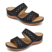 AFANG Sandali Zeppa Donna, Pantofole Plateau Moda Antiscivolo Resistenti all'Usura Sandali Viaggio Estivi Bocca Pesce, Moda Comode Morbido Antiscivolo Ciabatte Casa Infradito,B,40