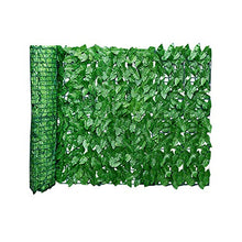 LOVCCIE Foglia Artificiale Pannelli, Rotolo di Siepe Artificiale Protezione Anti-ultravioletto Sbiadimento Privacy Recinzione Giardino Recinzione Balcone Abbellimento Schermo A Parete Antivento