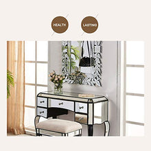 toletta Europea Specchio Camera Noble Universale Personality Punk Trucco Desk Tabelle Cosmetici Silver-100 * 42 * 76cm