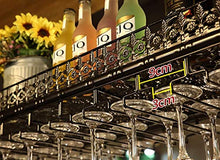 YWYW Portabottiglie in Metallo Creative Home Bar 、 Portabottiglie da Appendere in Vetro 、 Portabicchieri da Vino Portabicchieri da Vino a mensola Portabicchieri da Vino Portabicchieri da Vino Portabi