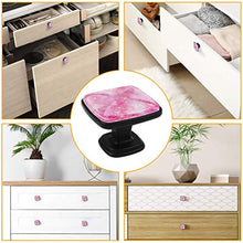 Pink Galaxy Universe Print Pomelli per Porta Set di 4 Pomelli per Mobili Manopole per Cassetti Cucina Armadio Vetro