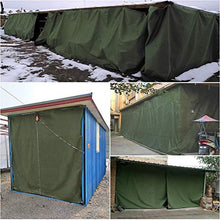 MHBGX Telone Resistente Impermeabile per Esterni, Verde Militare Tessuto ad Alta Densità per Campeio All'Aperto e Teloni Resistenti Al Freddo,un,3,8X4,8 M