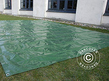 Dancover Telo Telone occhiellato 4x6m, PVC 500g/m², Verde, Ignifugo