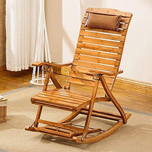 Reclinabili Bamboo Sedia a Dondolo Bambino Sedia Pieghevole per Adulti Casa Poltrona Sedia Cool Sedie Fretta Sedia anziana Pranzo Pranzo Pranzo Sedia
