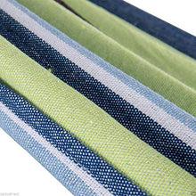 Amaca da giardino in tela Signstek Outdoor da viaggio Camping 190 * 150 cm per  due persone Blau