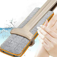 SSAYY Mop 1 / 2Pop Panno Mop in Microfibra su Due Lati per Persone Pigre Accessori per Mop Piatti A 360 Gradi Strumenti per La Pulizia della Casa