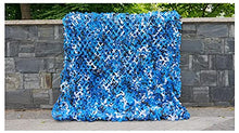 GERYUXA Rete Mimetica per Caccia, Campeggio, Paesaggio forestale,Protezione da sguardi indiscreti, Paesaggio forestale-Blu 4x10m(13x33ft)