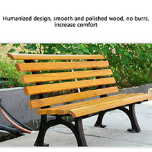 Panchina per il tempo libero all'aperto panchina per il tempo libero, Panche da giardino resistenti alla corrosione, Panca decorativa da giardino in legno anticorrosivo in fusione di alluminio