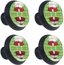 Stadio di football americano Pomelli per Porta Set di 4 Pomelli per Mobili Manopole per Cassetti Cucina Armadio Vetro