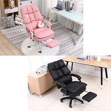 Sedia Gaming Ergonomic Piedini in Nylon, Sedia Gaming con Poggiapiedi, Sedia da Gioco Grande e Alta per Adulti, E-Sports Sedie da Gaming,Nero