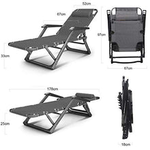 YVX Folding Beach Chair | Reclining Patio Recliner | Weightless Chair for Pool by The Outdoor Pool - Black