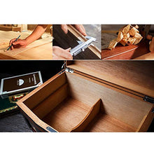 Minmin Cigar Cabinet desktop Grande capacità Legno di Cedro Con igrometro Cigar Idratante alcolizzazione Box, 340x240x170mm accessori del sigaro (Size : 340x240x170mm)