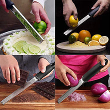 LIZHOUMIL - Pialla per formaggio in acciaio inox, con pennello per cioccolato, frutta, limone, colore: nero