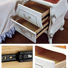 H-CAR Comodino Bianco con Armadio a 2 cassetti Comodino in Legno Contenitore con Gambe in Legno per Soggiorno, Camera da Letto, corridoio