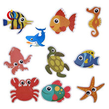 Cabilock 10 Pezzi Adesivi Antiscivolo Vasca da Bagno per Bambini Cartone Animato Antiscivolo Bagno Vasca da Bagno Decalcomanie Battistrada per Doccia