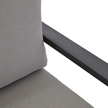 Gartentraum Grande Salotto in Alluminio per 5 Persone - Grigio - Gruppo di sedute Phiro