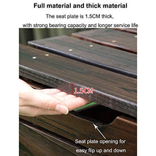 Panchine da giardino per esterni, Panchine per il tempo libero in legno per balcone, Panchine per veranda con schienali e braccioli, Panchine per cortile con armadietti