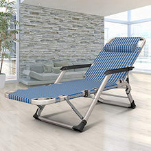 FUFU Sedie a sdraio Sedia da salotto, Pieghevole pausa pranzo Portatile singolo Siesta letto Piccolo Semplice multifunzionale Pausa pranzo Spiaggia posteriore Sedia pieghevole 80 * 64 * 105 cm Pieghev