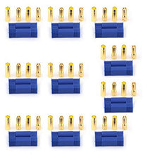 SaySure - 10 Pairs EC5 5MM Banana Plugs Female + Male Bullet Connector