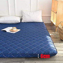 Sleeping Tatami - Materassino pieghevole spesso Futon, morbido e spesso, per dormitorio studentesco giapponese, per campeggio, grigio, regina