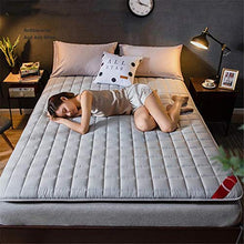 ZIEO Mat Pieghevole Futon Materasso Morbido Tatami Tappetino Antiscivolo Pieghevole Giapponese dormitorio Mattress Pad Portatile Addensare Pad Grey Pieghevole futon Giapponese